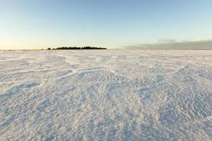 surface de neige, champ photo