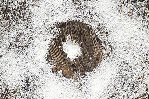 beignet à la noix de coco blanche photo