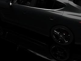 voiture de sport sur fond sombre photo