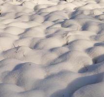 congères de neige en hiver photo