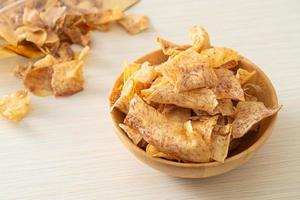 chips de taro croustillantes - collation photo