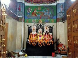 image de dieu jagannath, temple hauz khas, new delhi photo