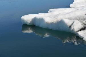 gros plan d'une banquise en Islande photo