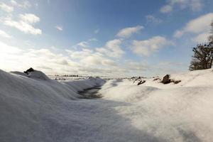 saison d'hiver, champ photo