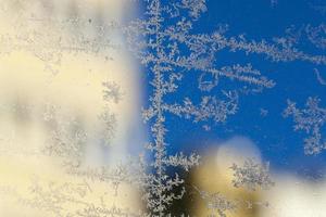 givre sur le verre photo