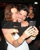 los angeles, 15 août - amelia heinle, robert adamson à l'événement du fan club les jeunes et les agités à l'hôtel sheraton universel le 15 août 2015 à universal city, ca photo