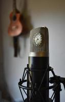 gros plan du microphone photo