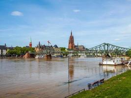 vue hdr de francfort, allemagne photo