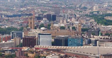 vue aérienne de londres photo