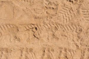 vue de dessus de la surface du sable pour le fond photo