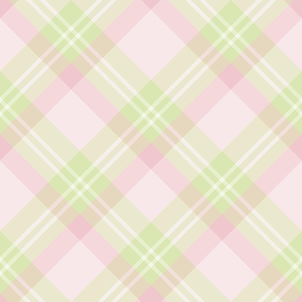 motif sans couture dans de superbes couleurs pastel rose et vert pour plaid, tissu, textile, vêtements, nappe et autres choses. image vectorielle. 2 vecteur