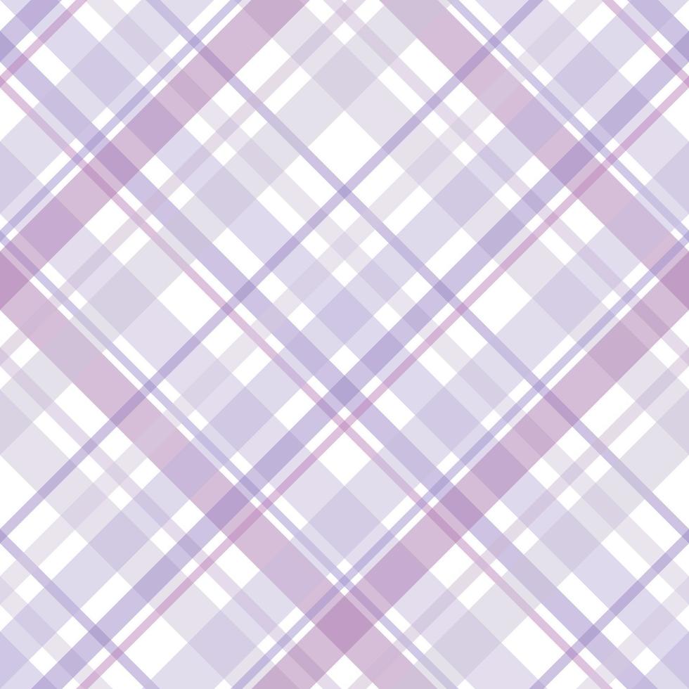 motif sans couture dans de jolies couleurs violet clair et blanc pour plaid, tissu, textile, vêtements, nappe et autres choses. image vectorielle. 2 vecteur