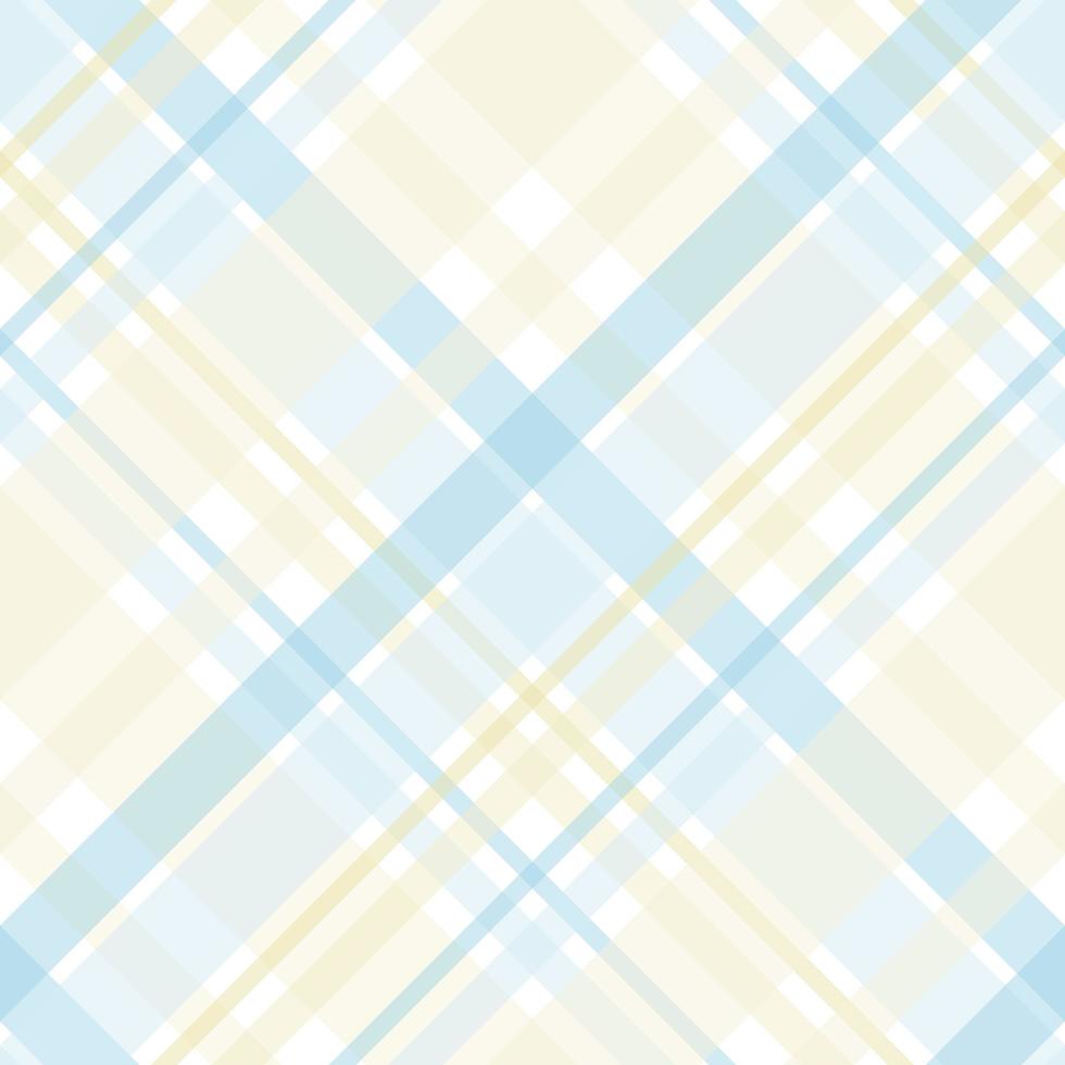 motif sans couture dans de jolies couleurs bleu clair, jaune et blanc pour plaid, tissu, textile, vêtements, nappe et autres choses. image vectorielle. 2 vecteur