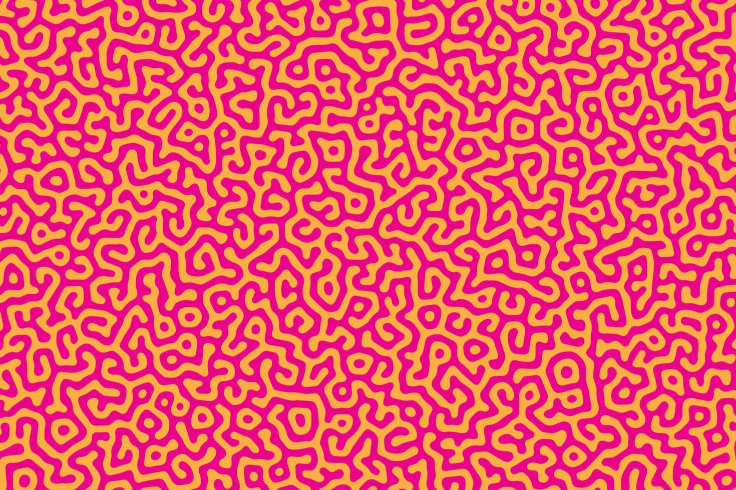 motif organique et biologique sans soudure. formes abstraites comme les coraux. modèle sans couture bio, contemporain et tendance. applicable pour la conception textile, comme impression. fond de rayures corail. illustration vectorielle vecteur