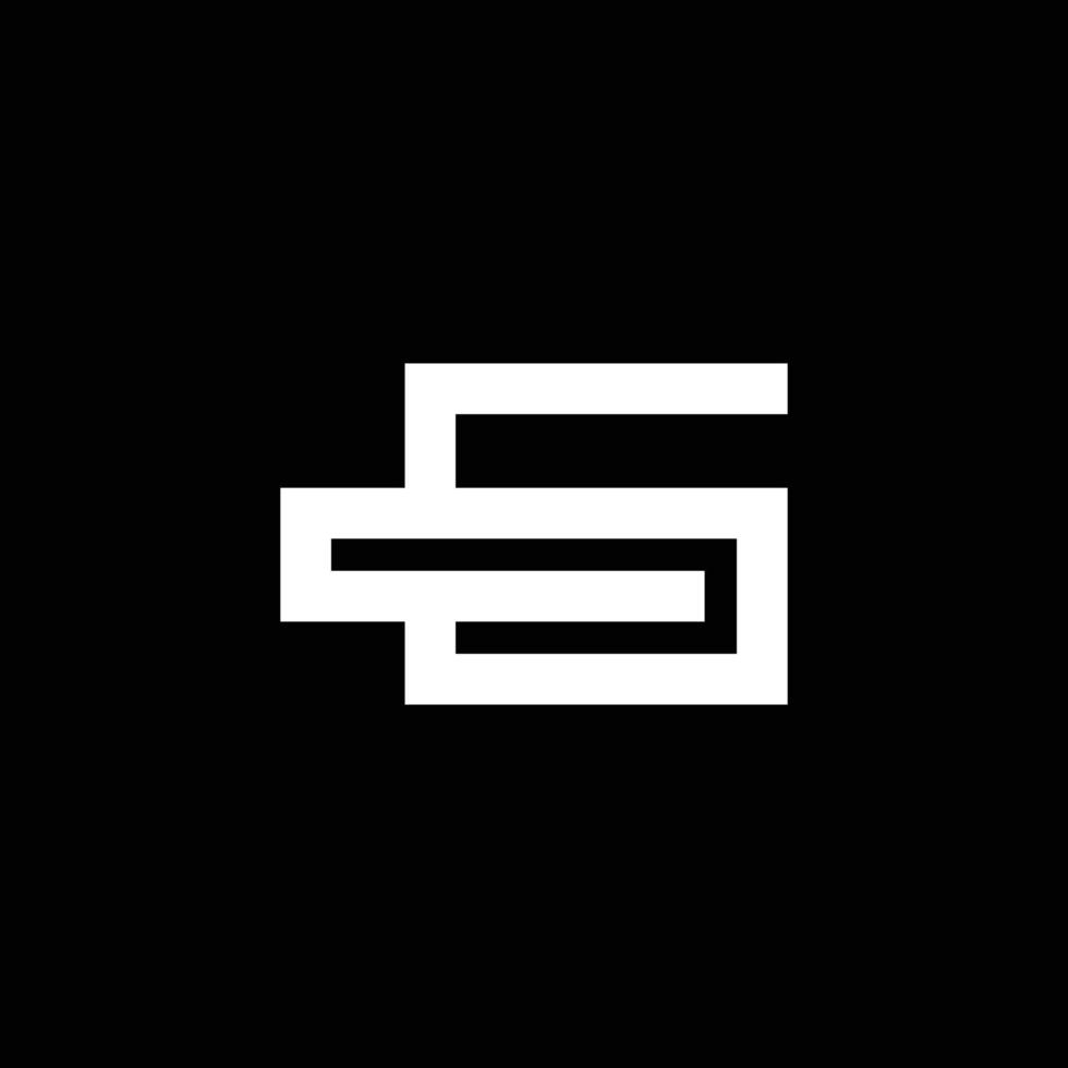 création de logo lettre g monogramme moderne vecteur