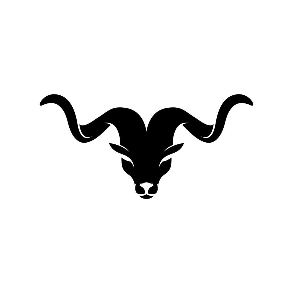 logo tête de mouton vecteur