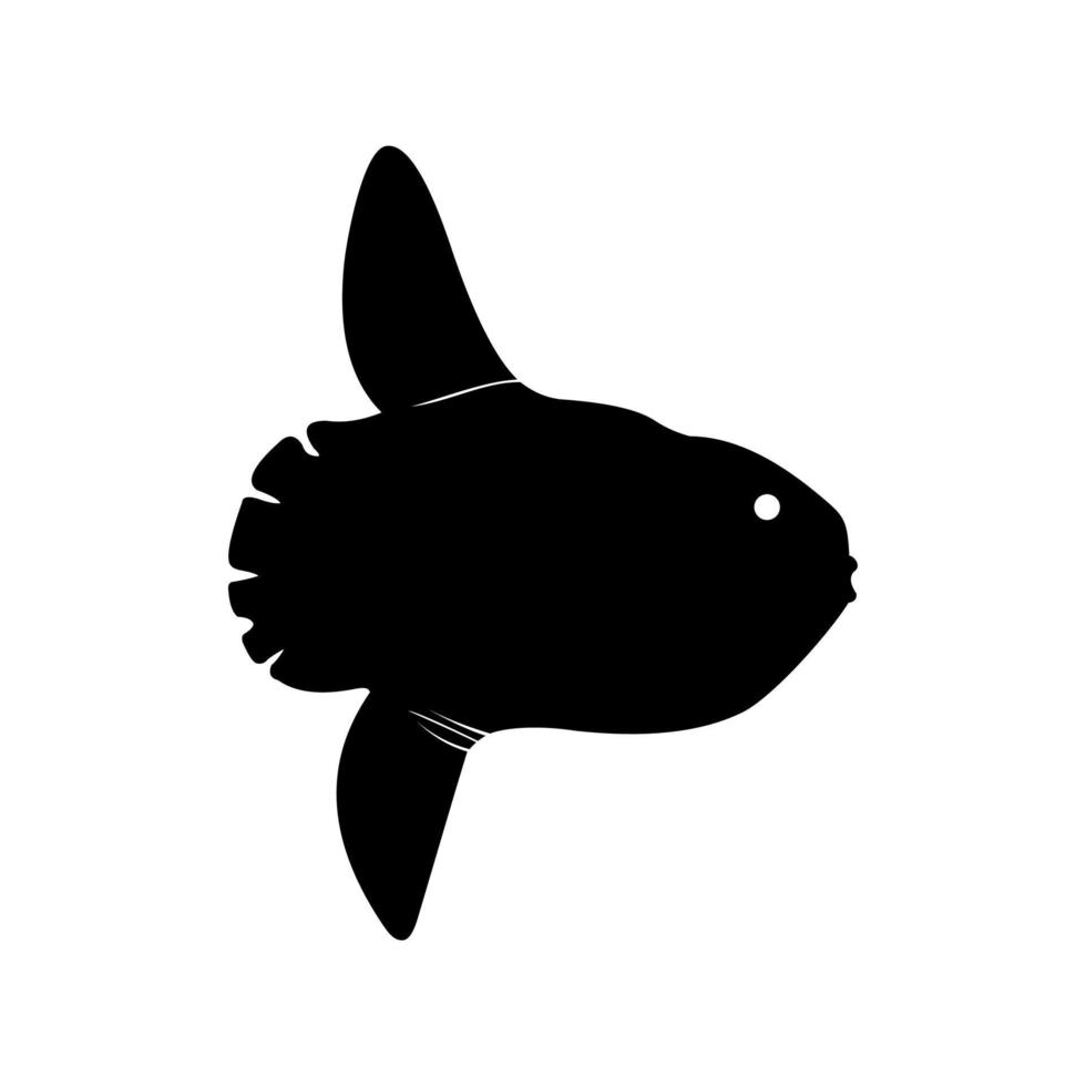 logo poisson soleil mola mola vecteur