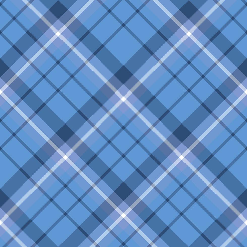 motif harmonieux dans des couleurs bleu foncé et blanches fascinantes pour le plaid, le tissu, le textile, les vêtements, la nappe et d'autres choses. image vectorielle. 2 vecteur