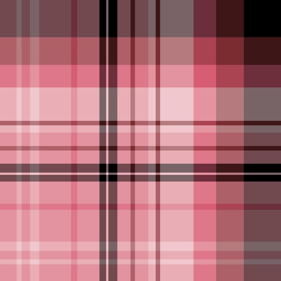 motif sans couture dans des couleurs roses et noires créatives fascinantes pour le plaid, le tissu, le textile, les vêtements, la nappe et d'autres choses. image vectorielle. vecteur