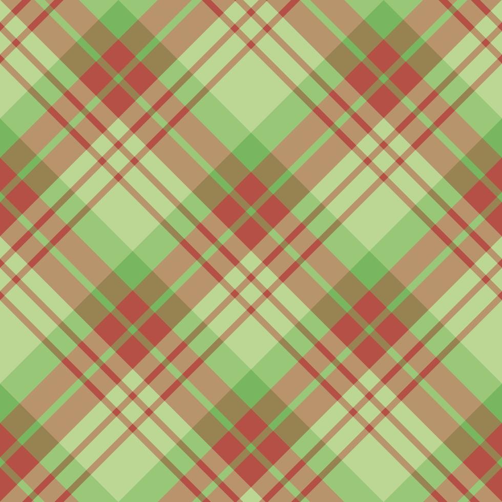 modèle sans couture dans des couleurs rouges et vertes créatives fantastiques pour le plaid, le tissu, le textile, les vêtements, la nappe et d'autres choses. image vectorielle. 2 vecteur