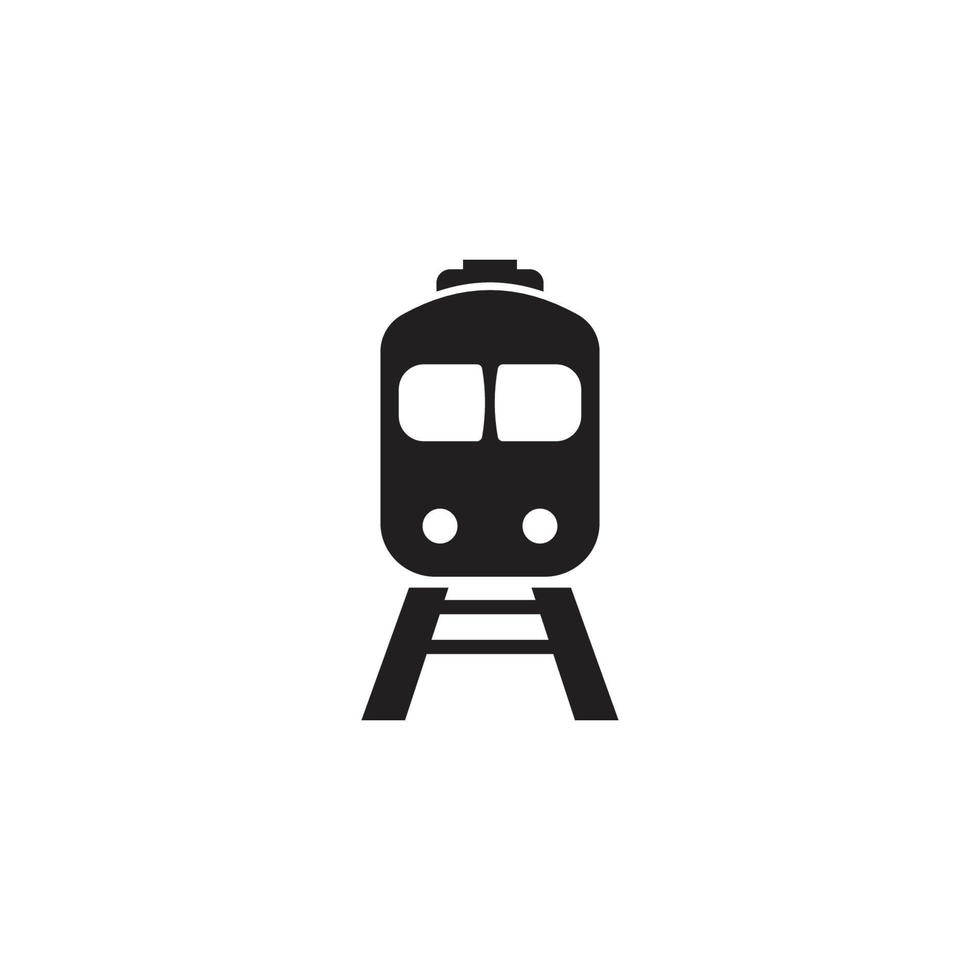 conception de modèle d'illustration vectorielle d'icône de train vecteur