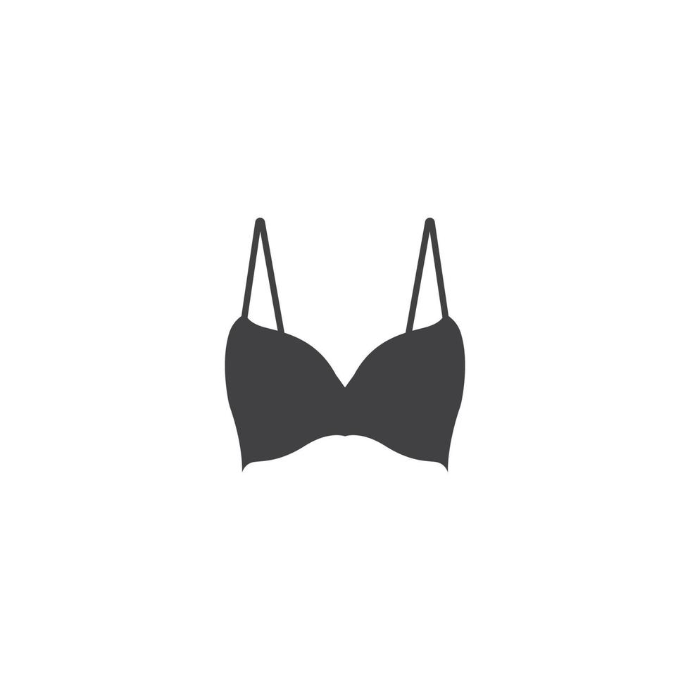 conception de modèle d'illustration vectorielle icône de soutien-gorge vecteur