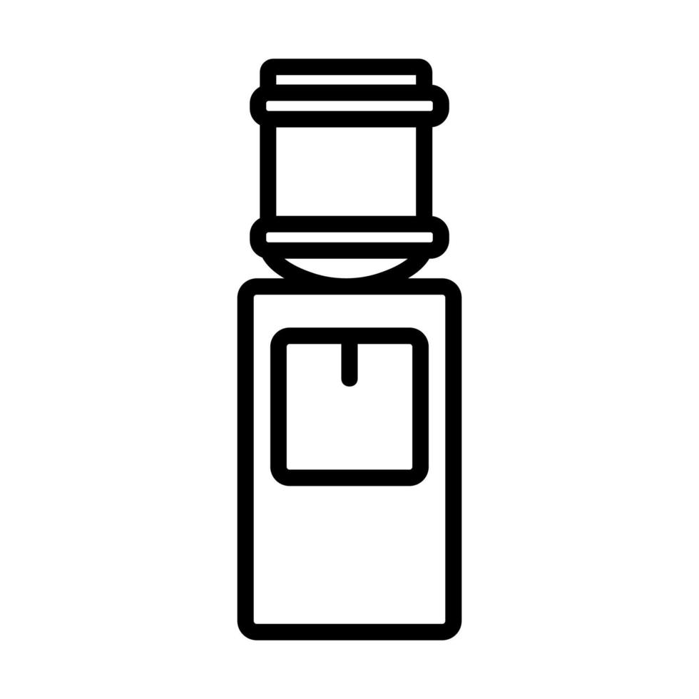 illustration de contour vectoriel icône refroidisseur de pulvérisation d'eau