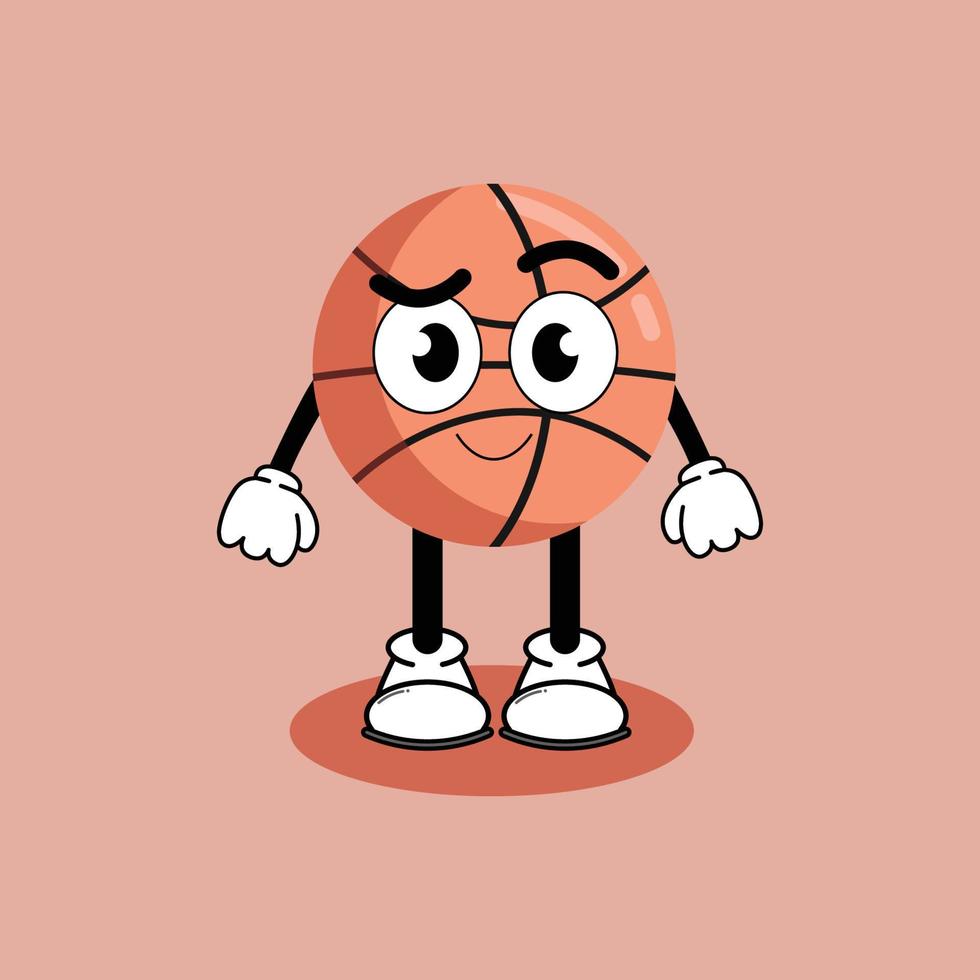 personnage de dessin animé d'illustration de baseball de mascotte mignonne avec pose. adapté à l'illustration de livres pour enfants. vecteur