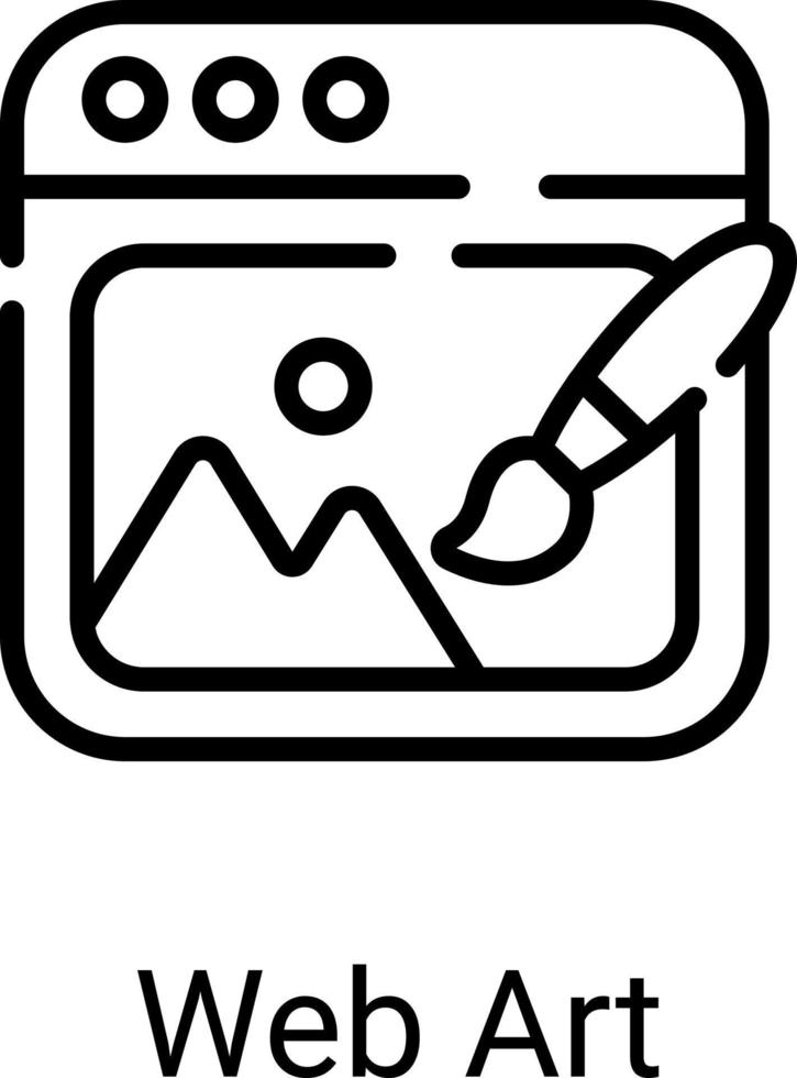 icône de ligne de conception graphique isolé sur fond blanc vecteur