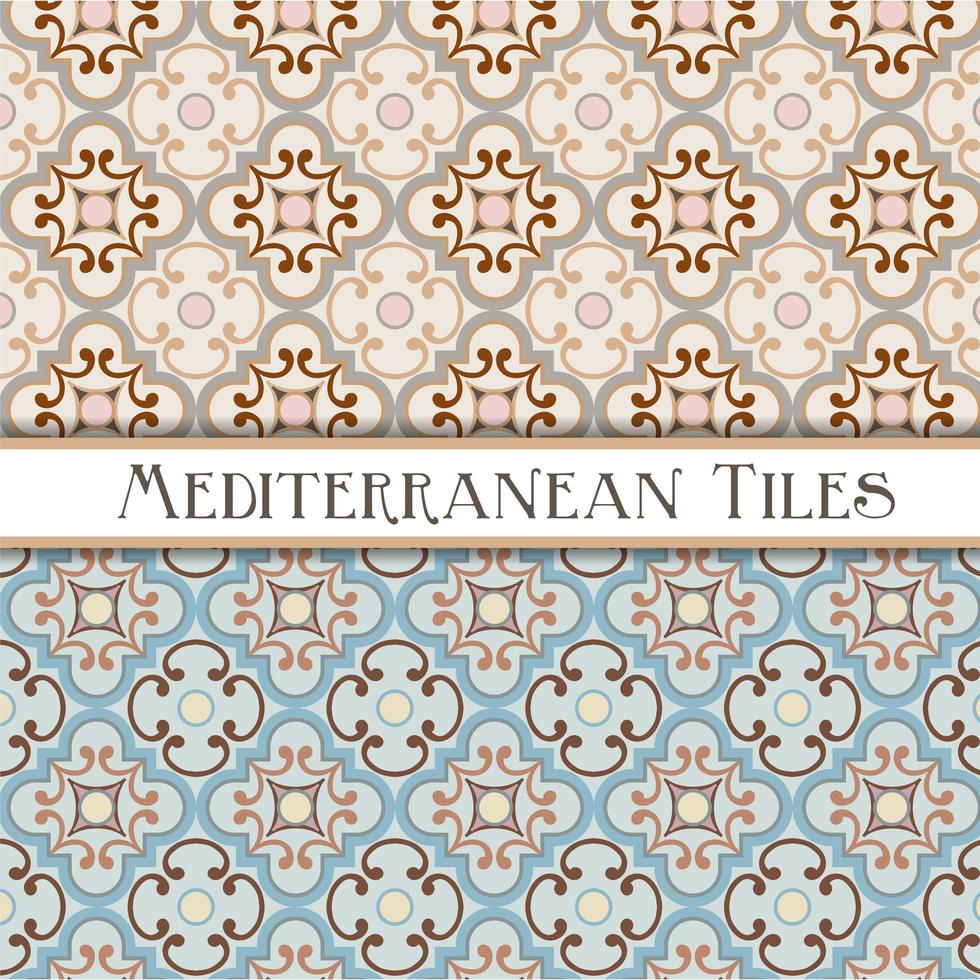 motifs méditerranéens géométriques vecteur