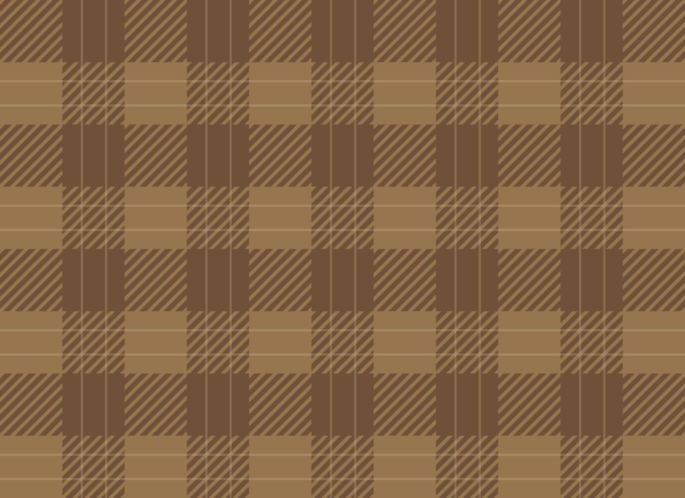 plaids à carreaux tartan couleur marron. style vintage de texture de tissu sans couture. vecteur