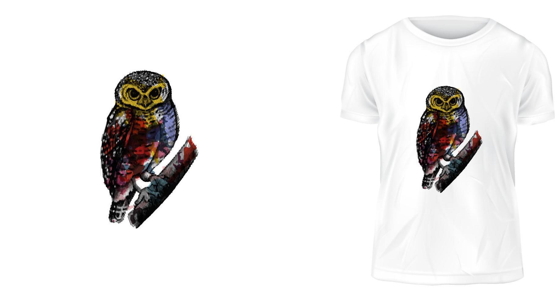 concept de conception de t-shirt, le hibou dont vous avez besoin est l'amour vecteur