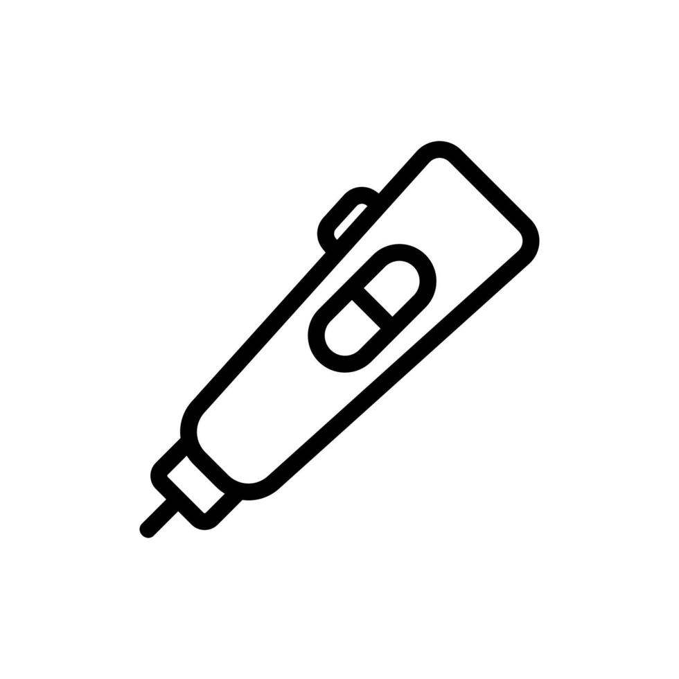 illustration vectorielle de l'icône de l'outil stylo 3d vecteur