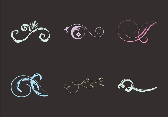 Illustration vectorielle d'embellissements gratuits vecteur