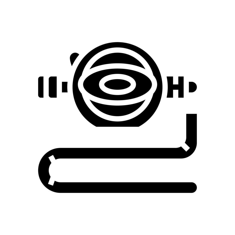 illustration vectorielle d'icône de glyphe d'outil de souffle de plongeur vecteur