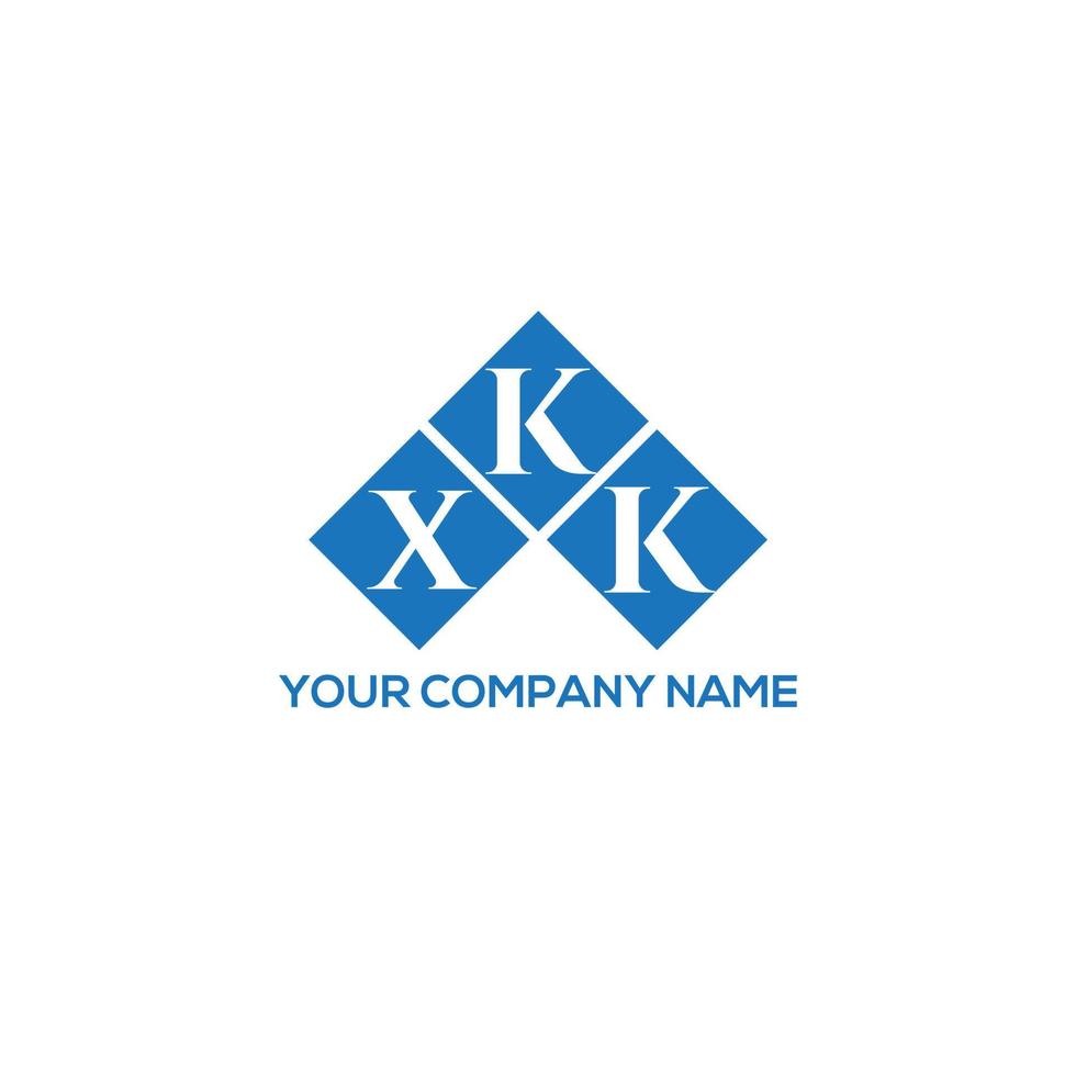 conception de lettre xkk. création de logo de lettre xkk sur fond blanc. concept de logo de lettre initiales créatives xkk. conception de lettre xkk. création de logo de lettre xkk sur fond blanc. X vecteur