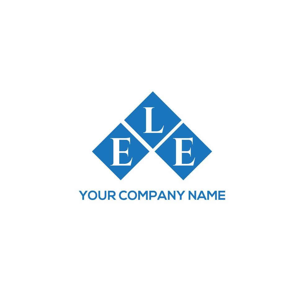 ele lettre design.ele lettre logo design sur fond blanc. concept de logo de lettre initiales créatives ele. ele lettre design.ele lettre logo design sur fond blanc. e vecteur