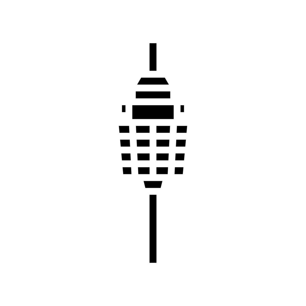 illustration vectorielle de l'icône de glyphe de la tour de sydney vecteur