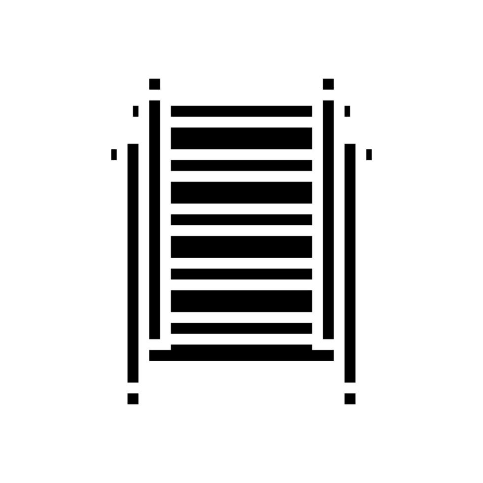 illustration vectorielle d'icône de glyphe d'équipement d'échelle vecteur