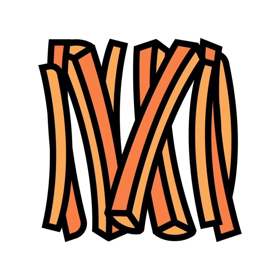bâtons carotte couleur icône illustration vectorielle vecteur