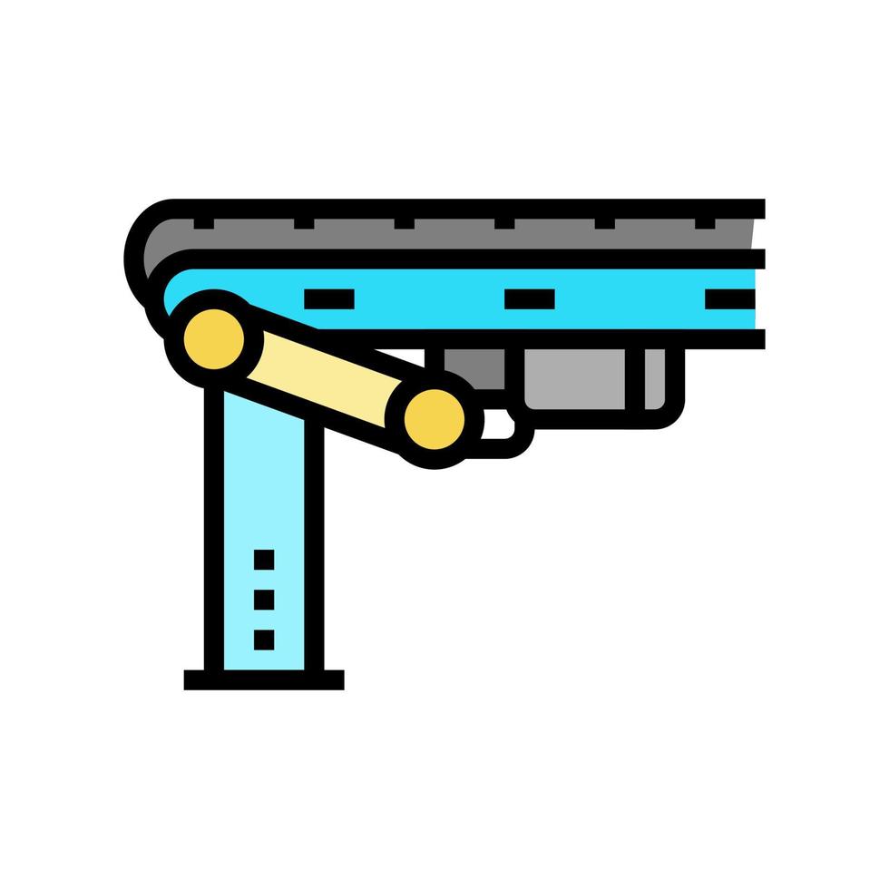 illustration vectorielle de bande transporteuse couleur icône vecteur