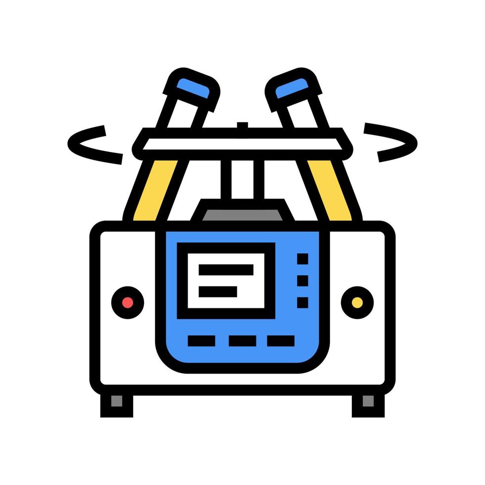 illustration isolée de vecteur d'icône de couleur de centrifugeuse de laboratoire