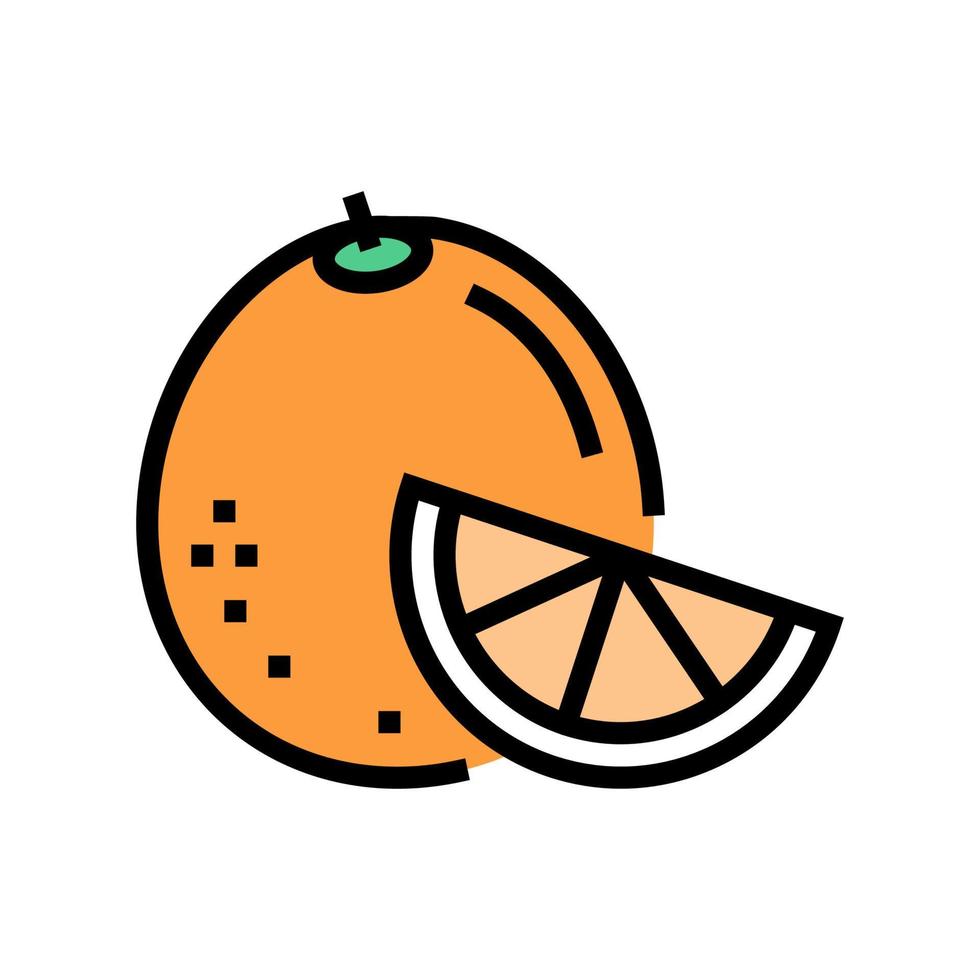 illustration isolée de vecteur d'icône de couleur d'aromathérapie orange