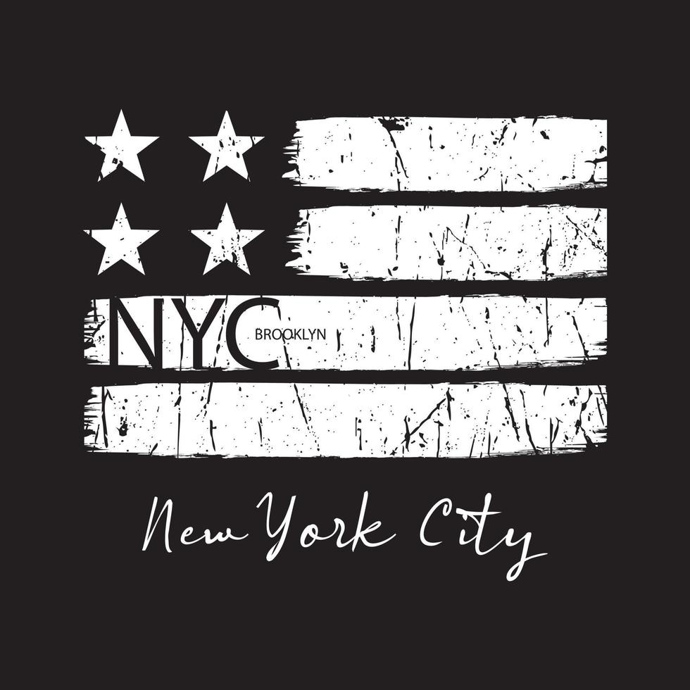 new york city illustration typographie vecteur conception de t shirt