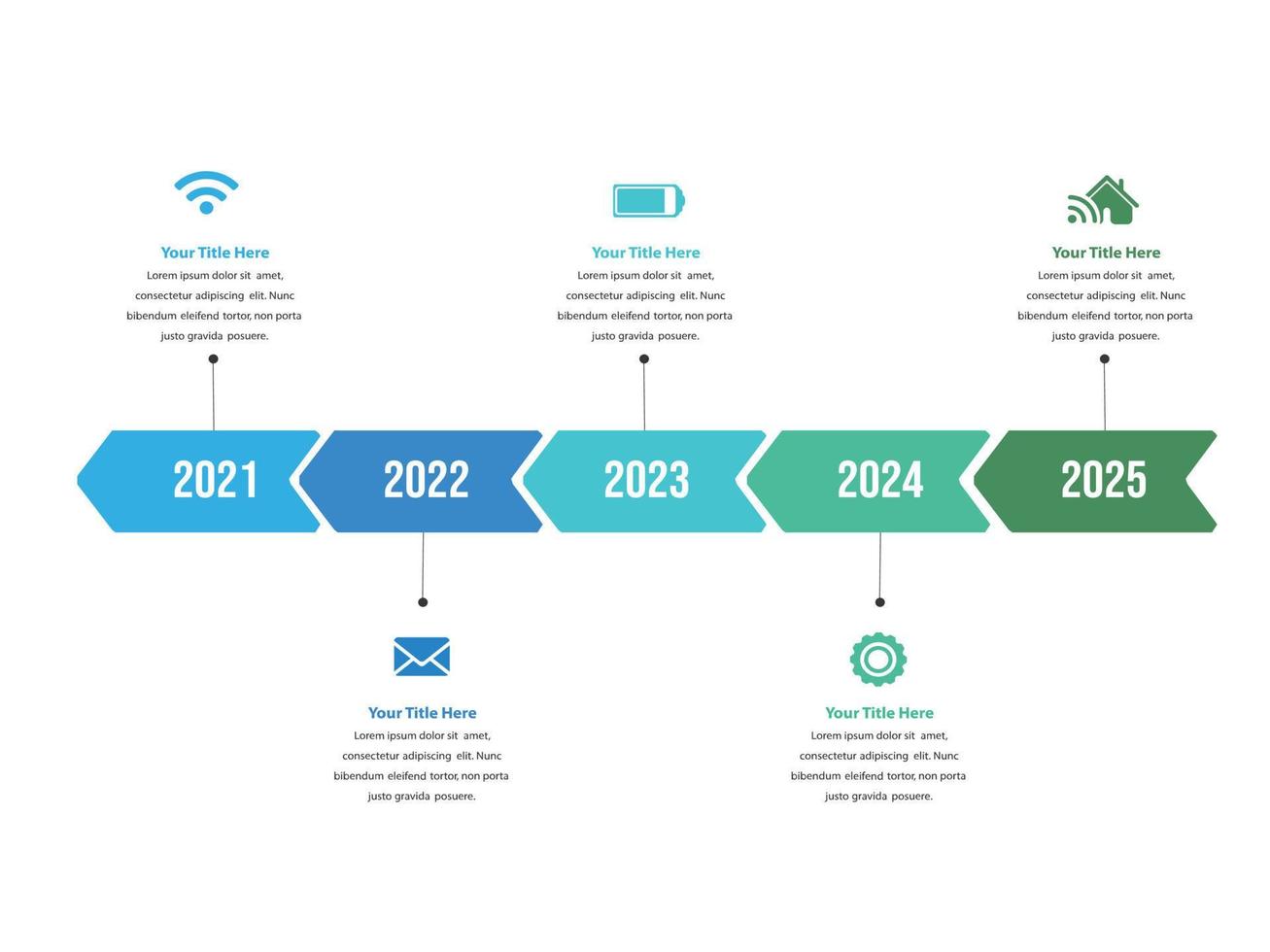 modèle de conception infographique d'illustration vectorielle avec icônes et 4 options ou étapes. peut être utilisé pour le processus, les présentations, la mise en page, la bannière, le graphique d'informations vecteur