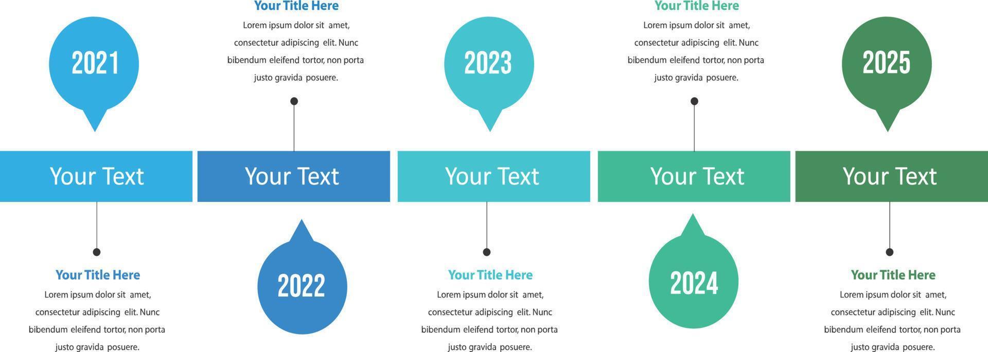 modèle de conception infographique d'illustration vectorielle avec 5 options ou étapes. peut être utilisé pour le processus, les présentations, la mise en page, la bannière, le graphique d'informations. vecteur