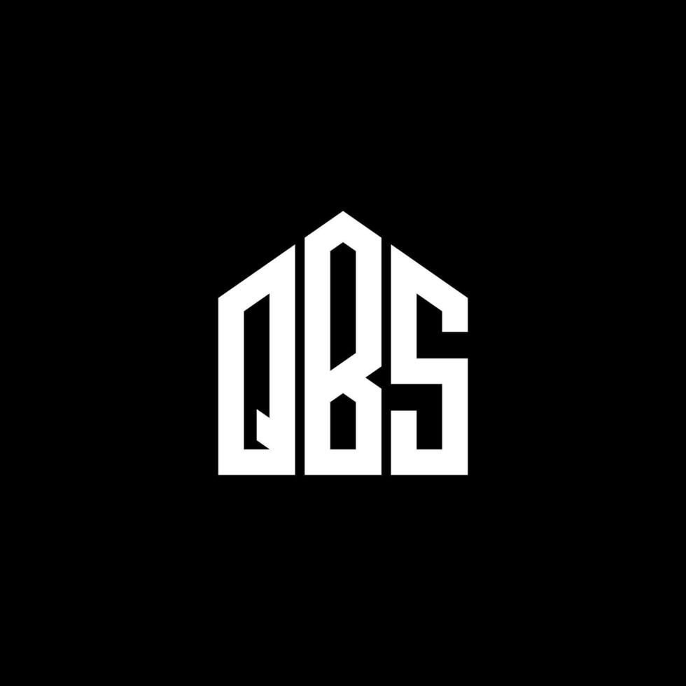 conception de lettre qbs. création de logo de lettre qbs sur fond noir. concept de logo de lettre initiales créatives qbs. conception de lettre qbs. création de logo de lettre qbs sur fond noir. q vecteur