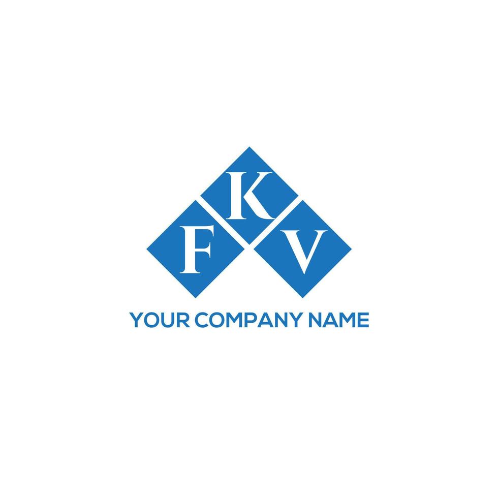 conception de lettre fkv. création de logo de lettre fkv sur fond blanc. concept de logo de lettre initiales créatives fkv. conception de lettre fkv. création de logo de lettre fkv sur fond blanc. F vecteur