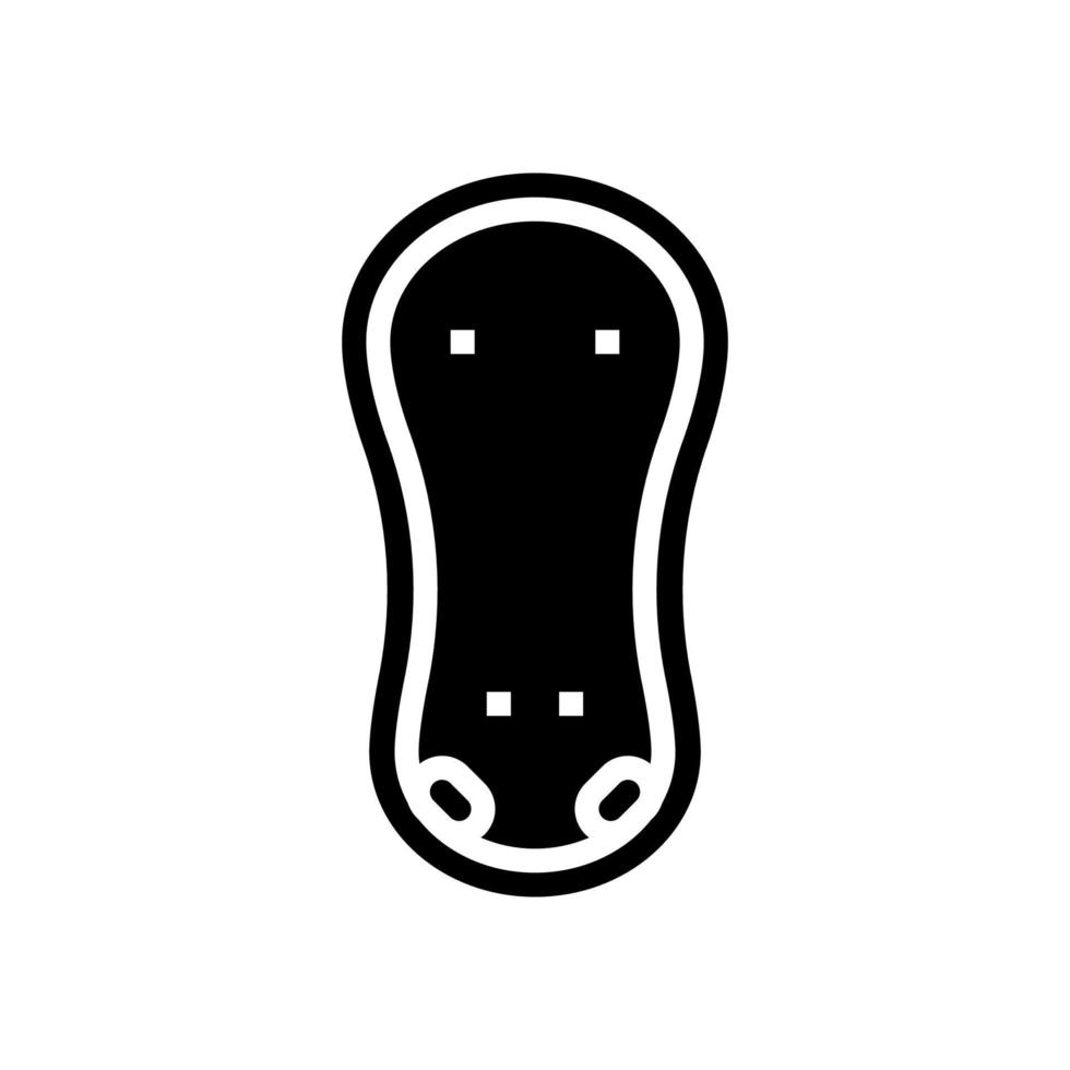 baignoire bébé glyphe icône illustration vectorielle vecteur