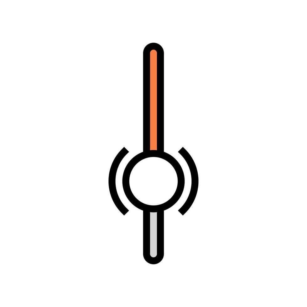 illustration vectorielle d'icône de couleur de signe de défilement d'interface utilisateur vecteur